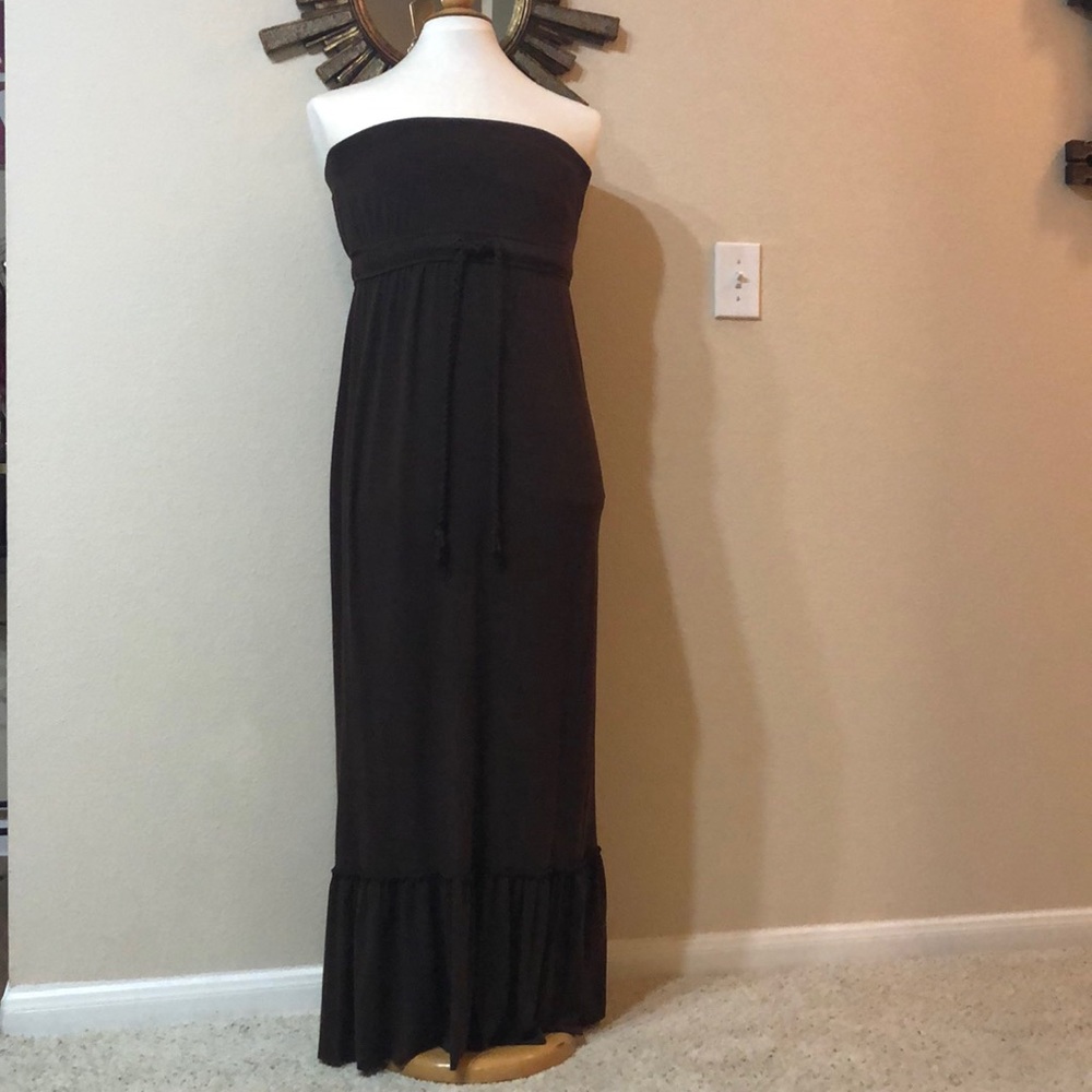 Brown maxi dress